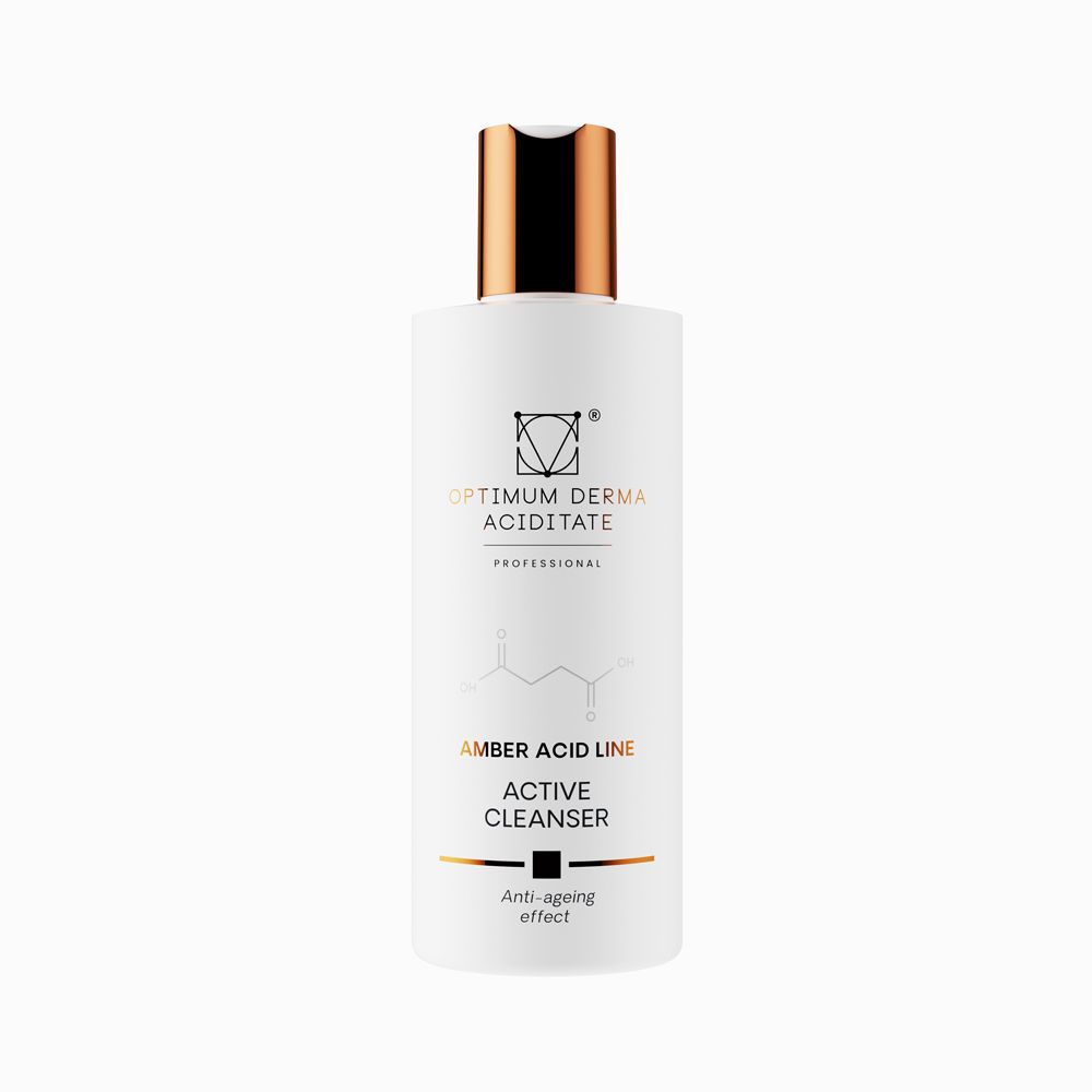 Active Face Cleanser with amber acid