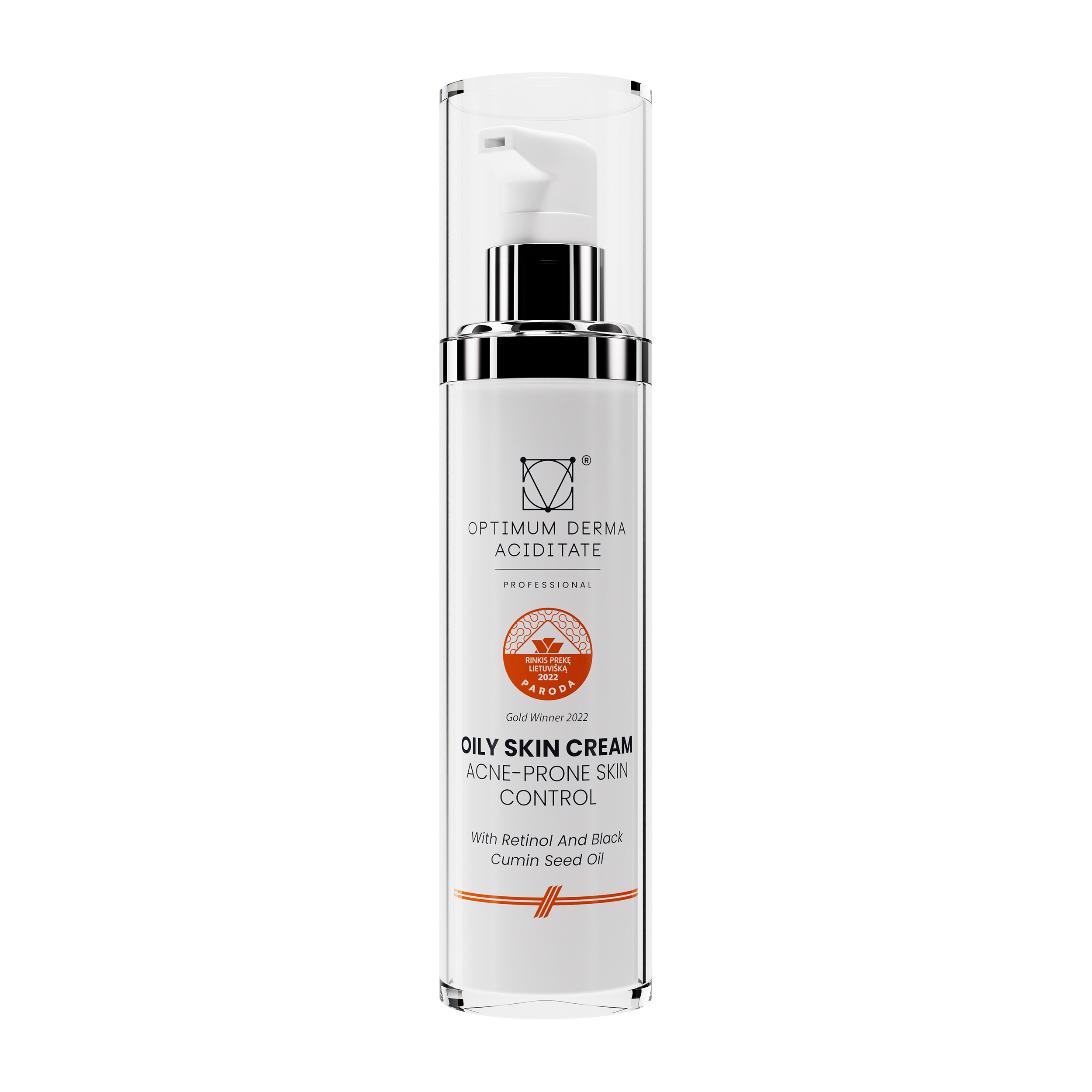 Oily Skin Cream with retinol and black cumin seed oil, 50 ml